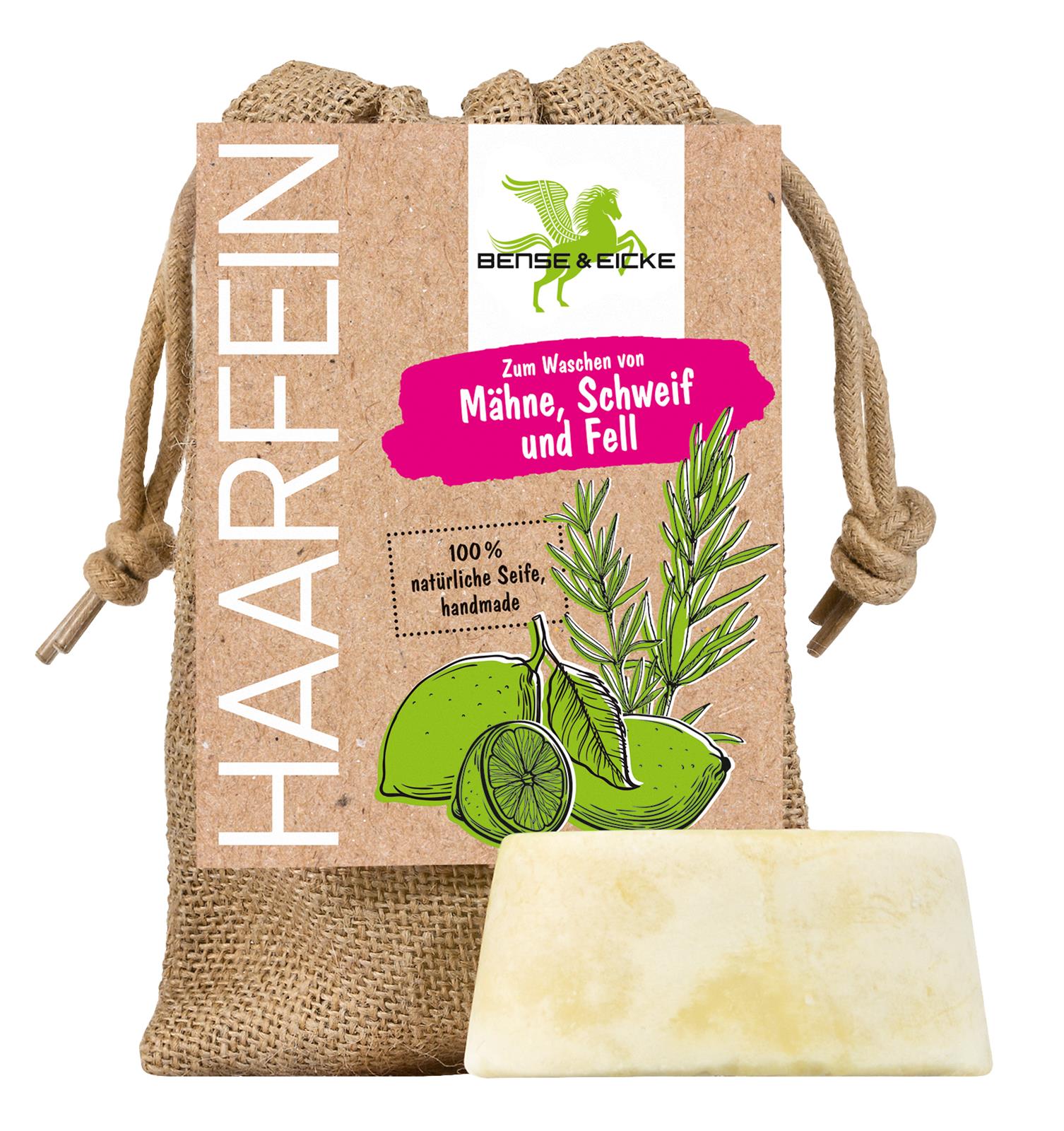 Bense & Eicke | HaarFein für Mähne, Schweif und Fell | Jutesack - 100g