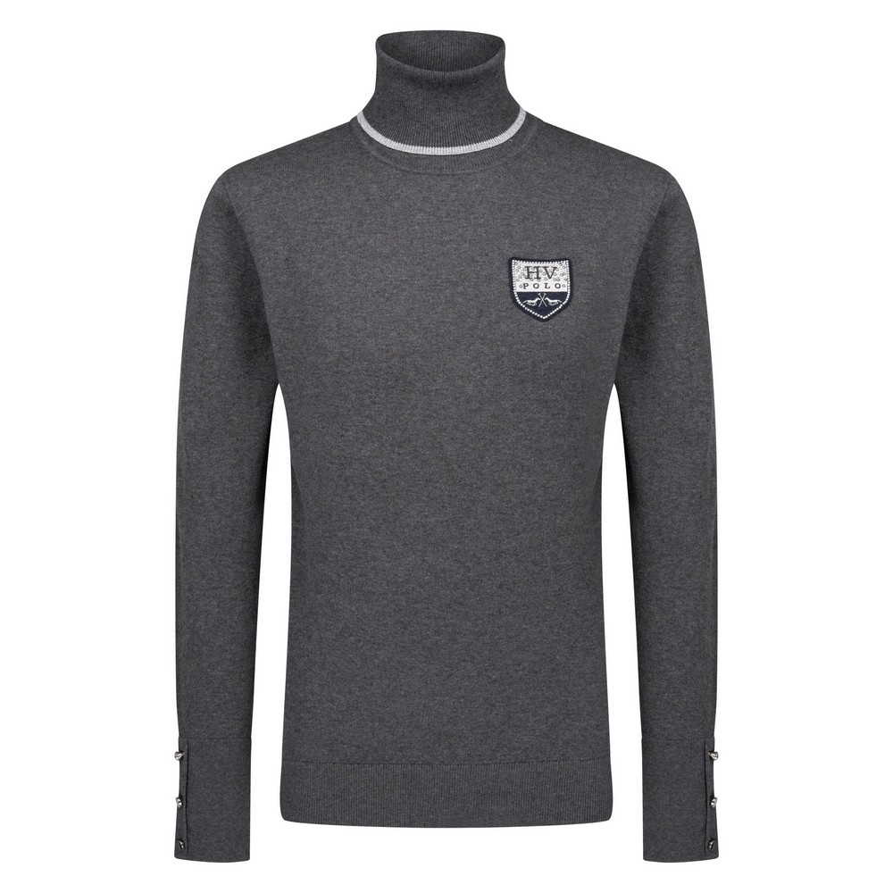 HV POLO | Rollkragenpullover Mirre Grau XL