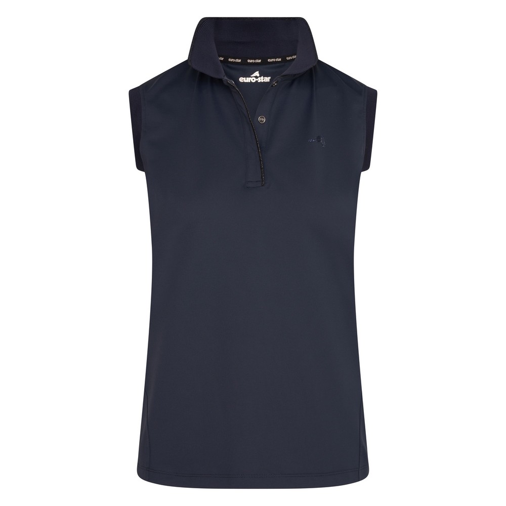 Euro Star Reitmoden | Poloshirt ärmellos ESBres L Navy