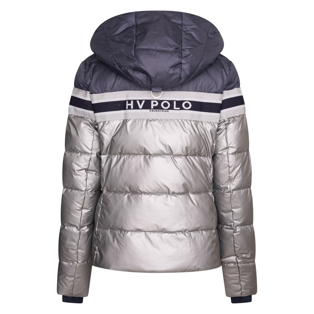 HVP | Steppjacke Elize | Metallic marine-silber - M