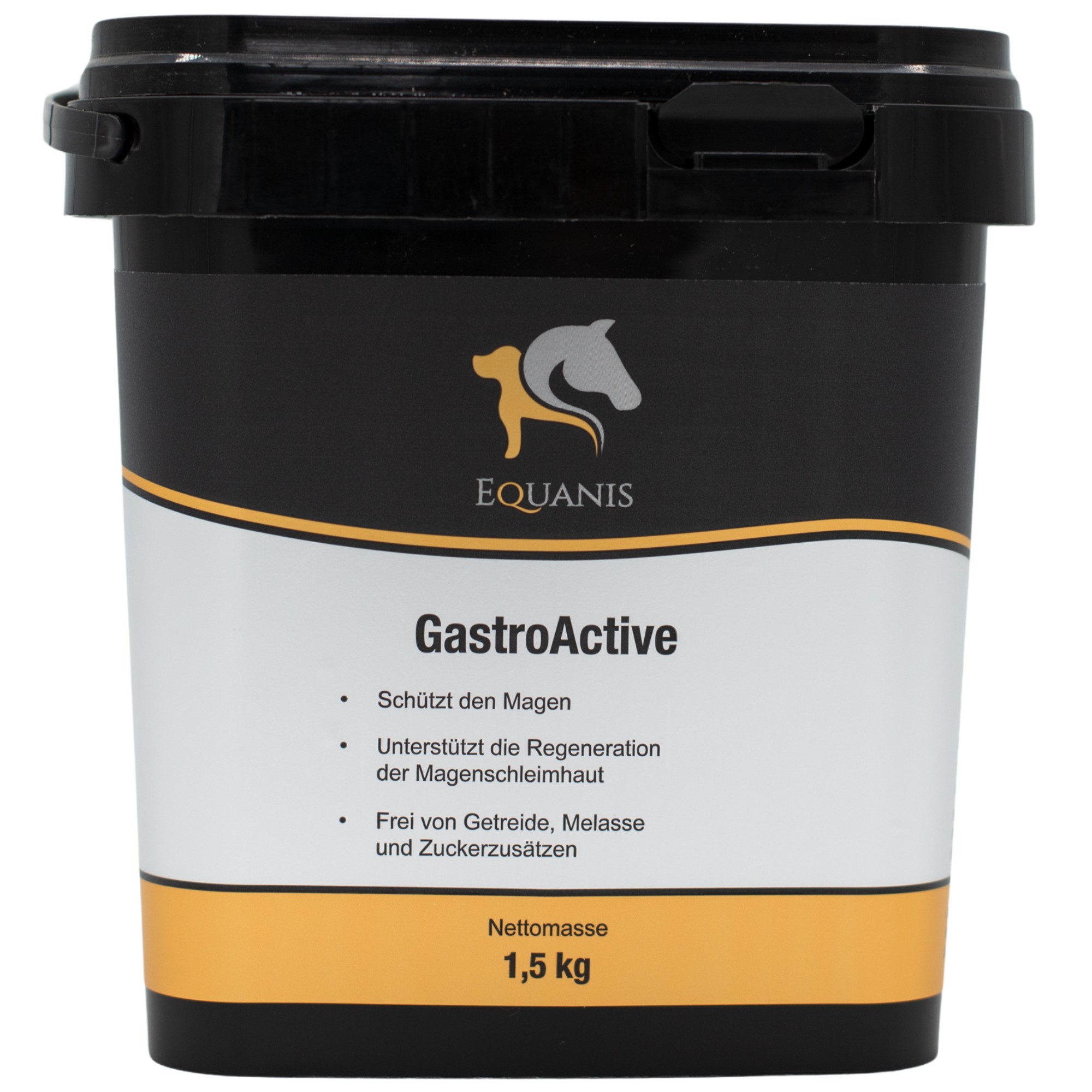 Set Equanis | Gastro Active | 2x 1,5 kg Pellets | Beugt Magengeschwüren vor + Tuch