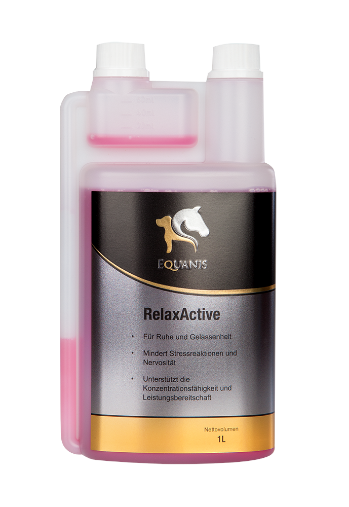 Equanis | Relax Active | 1 Liter flüssig | Ruhe und Gelassenheit für ihr Pferd