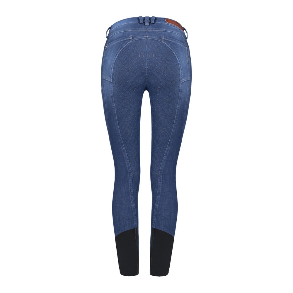 Cavallo | Reithose Cherry Grip Blue Washed 36